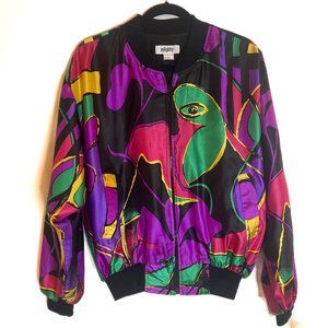 Multicolor Unisex Vintage 'Mighty' Jacket, size L